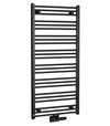 Teleso vykurovacie Albrecht 600x1250mm,stredové pripojenie,čierna matná