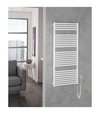 Teleso vykurovacie TONDI-E rovné 600x1330mm, 600W-biela