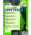 Tienovka 80% LIGHTTEX 1,0x10m zelena
