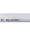 Uholník prekrývací AL elox striebro 40x40x1.4 2m