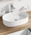 Umývadlo Ceramic 550 O slim keramické white