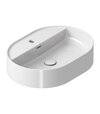 Umývadlo Ceramic Slim Shelf O 55, s otvorom pre batériu, s prepadom, biela