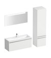 Umyvadlo Clear 800 white s otvormi