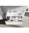 Umyvadlo Clear 800 white s otvormi