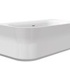 Vaňa Ypsilon Wall 178x86, voľne stojaca, Grey Green/biela, krytka prepadu a odtoku biela
