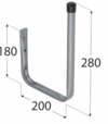 Velano HWS Držiak windsurfingu 180x200x200mm