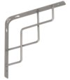 Velano Konzola Square 200x200mm matná strieborná