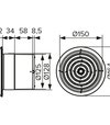 Ventilátor Flow 5 CBB d125