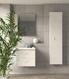 Vysoká skrinka SB Comfort 40, biela/biela