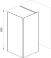Walk-In Corner 120x80, lesk+transparent