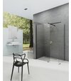 Walk-In Wall 100, biela matná+transparent
