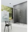 Walk-In Wall 70, biela matná+transparent