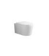 WC závesné Nox 2.0 53x37x36cm + sedátko samosklápacie slim biele lesk super flush