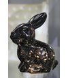 Zajac zlatý/čierny/strieborný LED 17cm