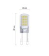 Žiarovka LED Classic JC 2,5W G9 neutrálna biela