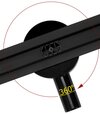 Žľab odtokový Neo Slim Pro čierny 800