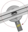 Žľab odtokový Neo Slim Pro nickel brush inox 600