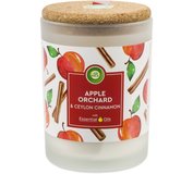 Air Wick Vonná sviečka v skle Apple orchard & ceylon cinnamon 185g