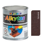 Alkyton kladivková červená - Samozákladový email na kov, drevo a betón 750ml