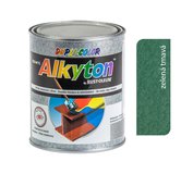 Alkyton kladivková zelená tmavá - samozákladový email na kov, drevo a betón 750ml