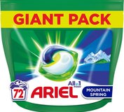 Ariel Gélové kapsuly na pranie Mountain Spring 72ks