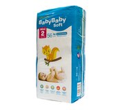 BabyBaby Soft Ultra-Dry Mini, Detské plienky 56ks