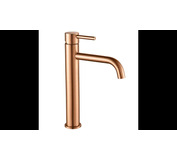 Batéria umývadlová Rea Lungo Rose Gold vysoká