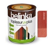 Belinka Toplasur UV Plus, červená 18 - Hrubovrstvá lazúra 5l