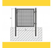 Brána BJ ECO 2000x1000 ZN+PVC 6005