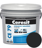 Ceresit CE 79 UltraEpoxy Industrial grafitová 5kg Dvojzložková epoxidová chemicky odolná malta na lepenie a škárovanie obkladov a dlažieb