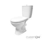 CERSANIT-WC kombi 613 ARTECO 010 3/5 NEW CLEANON + DUROPLAST sedadlo Softclose (K667-052)