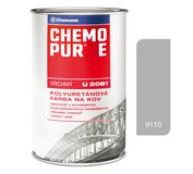 Chemopur E U2081 9110 hliníková - Vrchná polyuretánová farba na kov, betón, drevo 4l