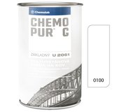 Chemopur G U2061 0100 biela - Základná polyuretánová dvojzložková farba 0,8l