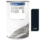 Chemopur G U2061 0199 čierna - Základná polyuretánová dvojzložková farba 0,8l