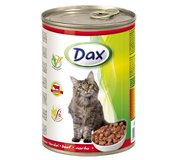 DAX Konzerva pre mačky s hovädzím 400g