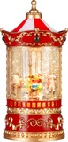 Dekorácia MagicHome Vianoce, Kolotoč, LED teplá biela, 3xAA, 8 melodií, 12,3x12,3x24,5cm