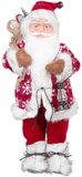 Dekorácia MagicHome Vianoce Santa stojaci červený 60cm