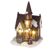 Dekorácia Xecco 6204, Kostol LED Xmas