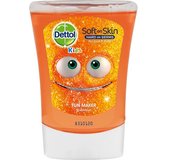 Dettol Kids, Náhradná náplň do bezdotykového dávkovača mydla - zabávač s vôňou grapefruit 250ml