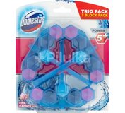 Domestos Power 5+ WC Blok Blue Water Pink 3ks