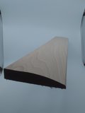 Drevené prahy pod dvere 60x8 zaoblený buk