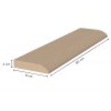 Drevené prahy pod dvere 80x8 zaoblený buk