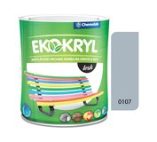 Ekokryl Lesk V2062 0107 šedá svetlá - vrchná akrylátová farba na drevo a kov 0,6l