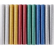 Extol Craft Tyčinky tavné farebné ligotavé 12ks/bal., pr.11mm, dĺžka 100mm