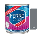 Ferro Color U2066 1100 šedá Pololesk - základná a vrchná farba na kov 0,75l