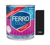 Ferro Color U2066 1999 čierna Pololesk - základná a vrchná farba na kov 0,75l