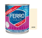 Ferro Color U2066 6030 slonova kosť 0,3l pololesk - základná a vrchná farba na kov