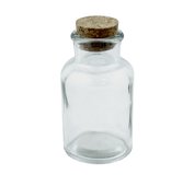 Fľaša sklenená s korkovým uzáverom 250ml