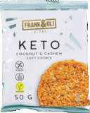 FRANK&OLI KETO sušienka 50g kokos a kešu
