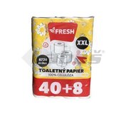 Fresh Basic Toaletný papier 2-vrstvový 40+8ks